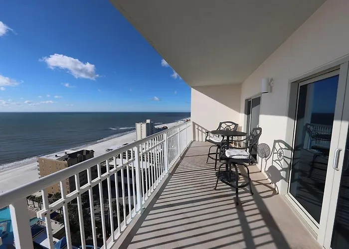2 Bedroom High Rise Corner At Crystal Tower With 2 Balconies, 2 Outdoor Pools, Lazy River, Heated Indoor Pool, Direct Access